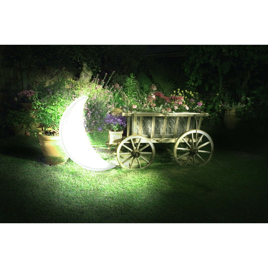 Intex LED Floating Moon Crescent Light for Garden Lighting, 1.35m x 43cm x 89cm by Intex