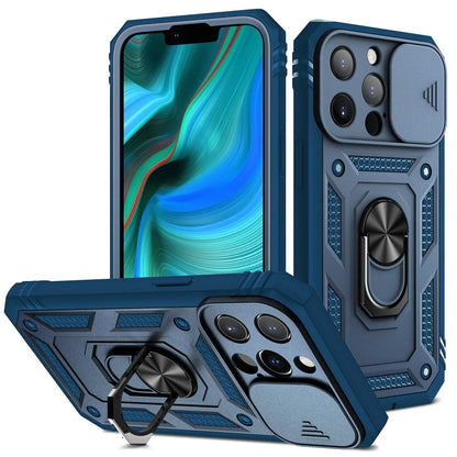 New Magnetic Mobile Phone Case With Sliding Window Bracket by Dropshipman