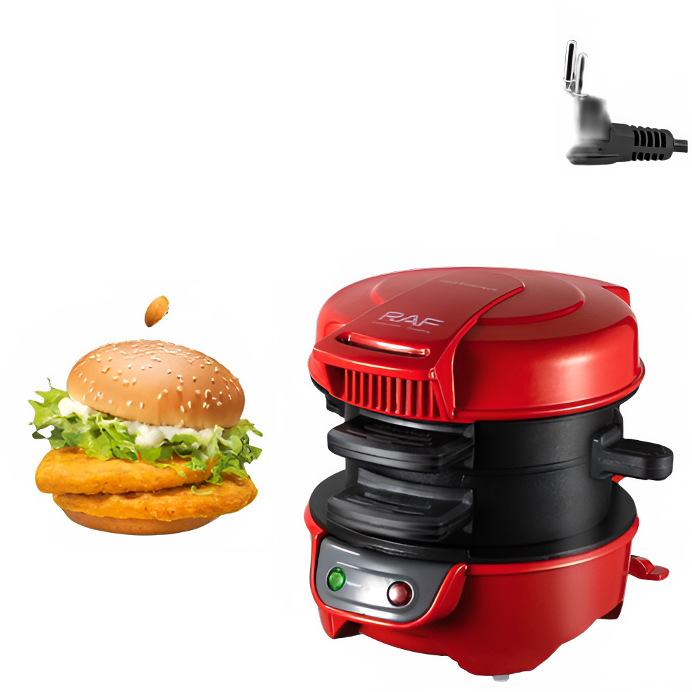 Multifunctional 600W Breakfast Sandwich and Waffle Maker by All Mart Bristol Ltd