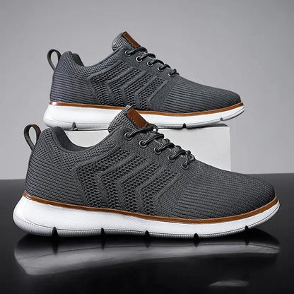 Plus-size Mens Shoes Flyknit Mesh Shoes Casual Sports Shoes by Dropshipman