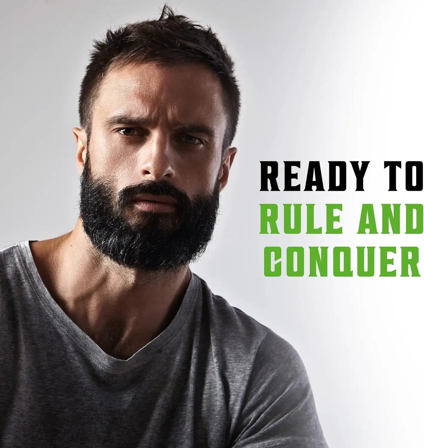 Beard Shampoo and Conditioner Set - Natural Wash & Conditioner with Argan & Jojoba Oils - Softens, Strengthens & Refreshes - Peppermint & Eucalyptus - Perfect Gift for Men - 600ml Total by All Mart Bristol Ltd