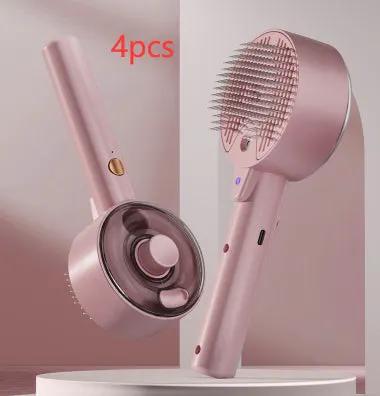 Animal Hair Remover Brush Dog And Cat Steam Brush Pet Self Cleaning Dog Brush Grooming Removes Cat Hairs Cat Dog Accessories Pet Products by Dropshipman