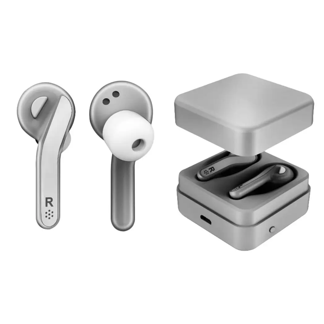 Soundz True Wireless Earbuds SZ970- Silver by Aquarius