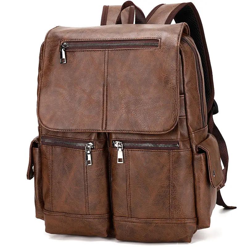 Men's Computer Bag Vintage Canvas Backpack by Dropshipman