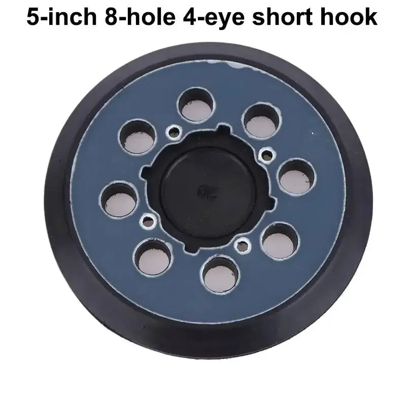 5-Inch 8-Hole Hook Loop Backing Pad for Orbital Sander, Compatible with Electric Polishers & Grinding Discs by All Mart Bristol Ltd