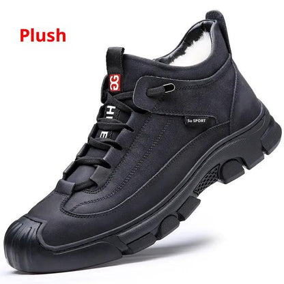 Cotton Wool Cold-proof Non-slip Warm Velvet Padded Thickened Northeast Snow Boots Large Size Shoes by Dropshipman