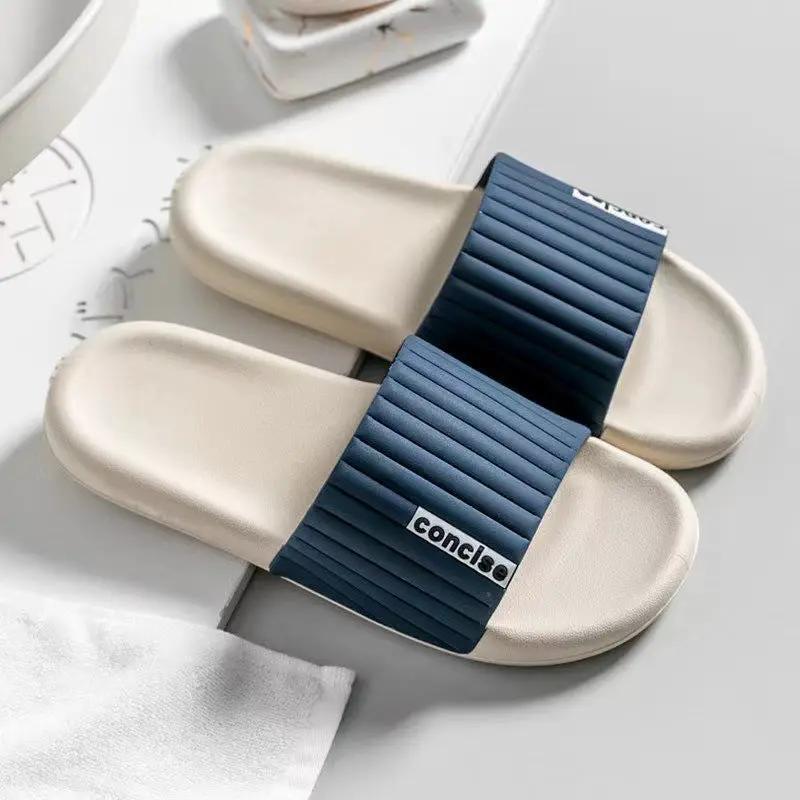 Soft Bathroom Slippers Men EVA Non Slip House Dorm Shoes by Dropshipman