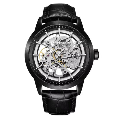 PAGANI DESIGN Hollow Men Watch Stainless Steel Waterproof 43mm Automatic Wristwatch Top Brand Mechanical Watch Men Gift Watches by All Mart Bristol Ltd