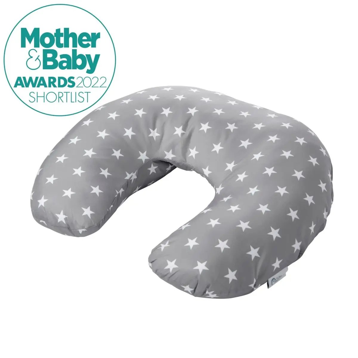 Breast Feeding Maternity Nursing Pillow - Grey with Stars by For Your Little One