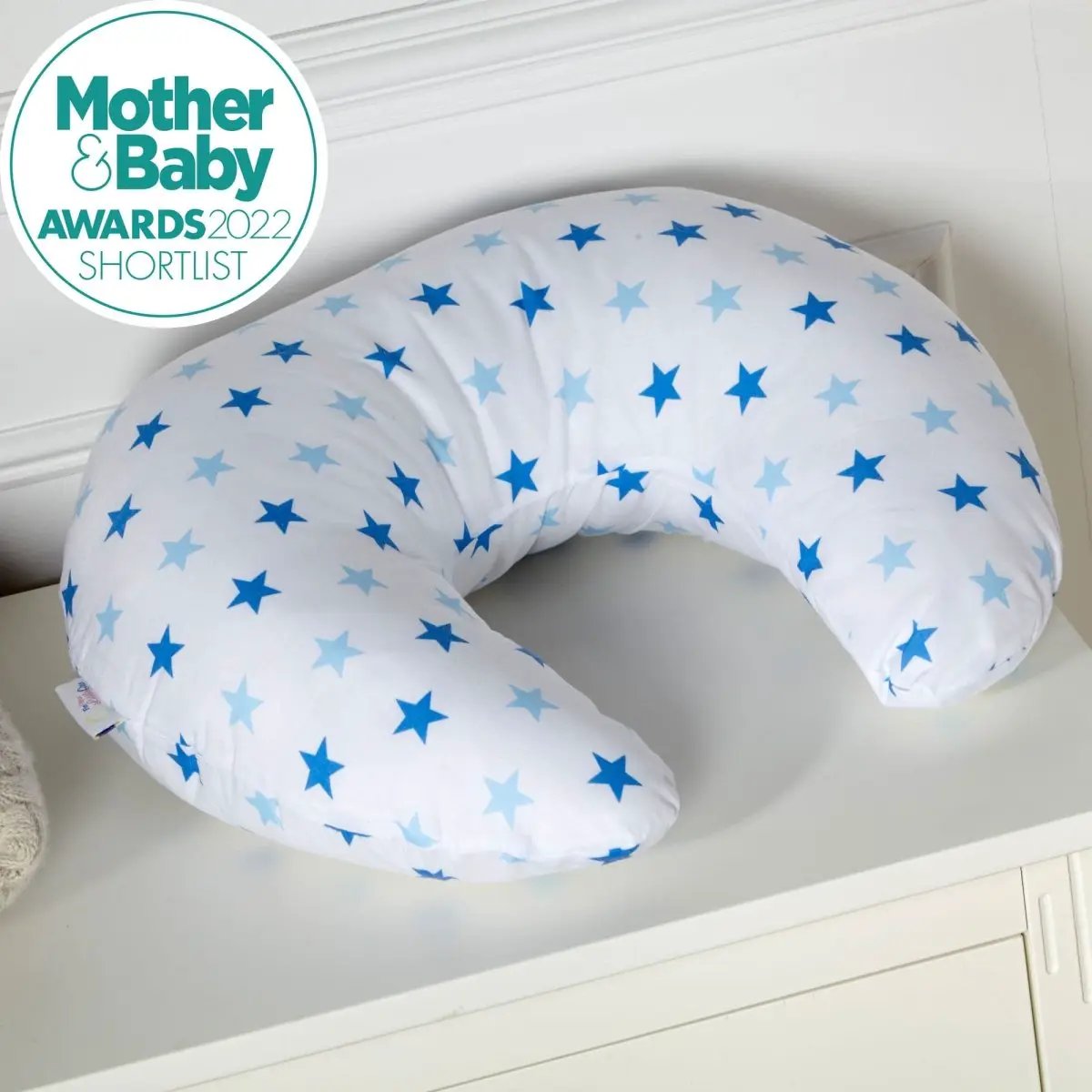 Breast Feeding Nursing Pillow - Little Blue Star (COVER ONLY) by For Your Little One