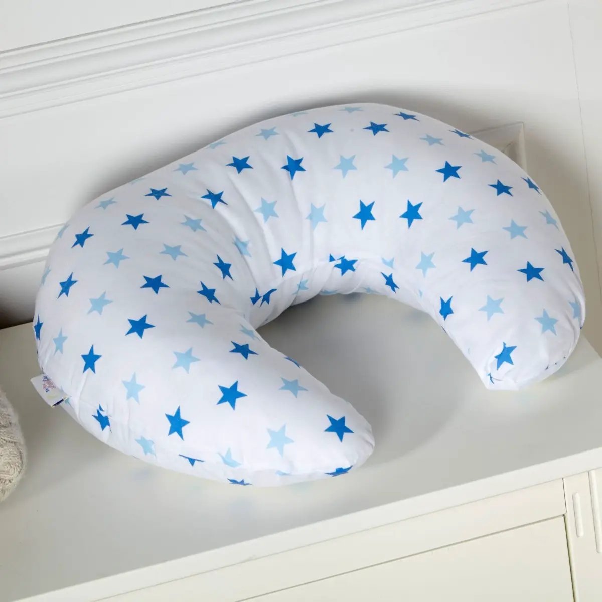 Breast Feeding Nursing Pillow - Little Blue Star (COVER ONLY) by For Your Little One