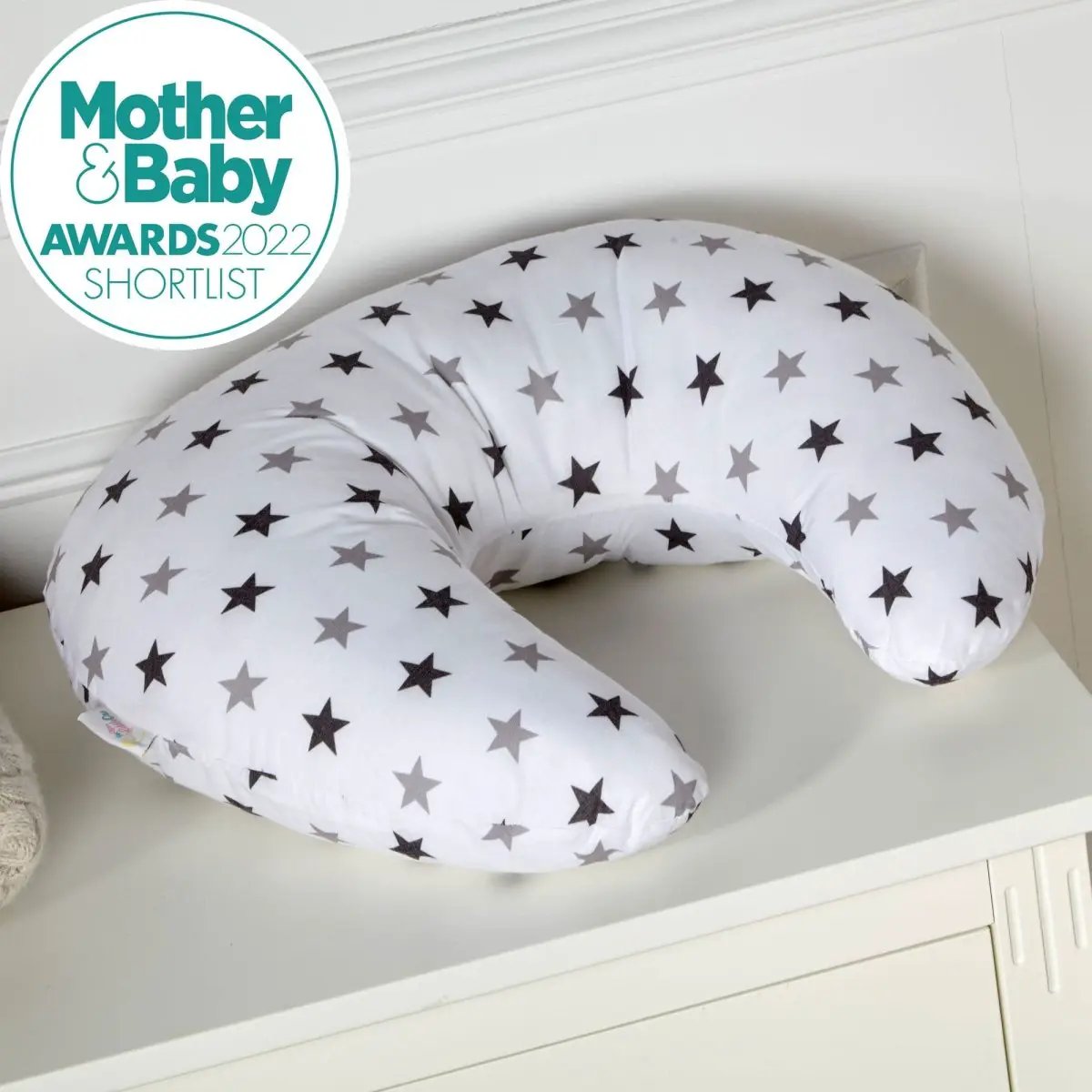 Breast Feeding Nursing Pillow - Silver Twinkle (COVER ONLY) by For Your Little One