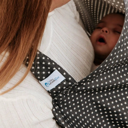 Breastfeed Apron - White Stars-Clearance by For Your Little One