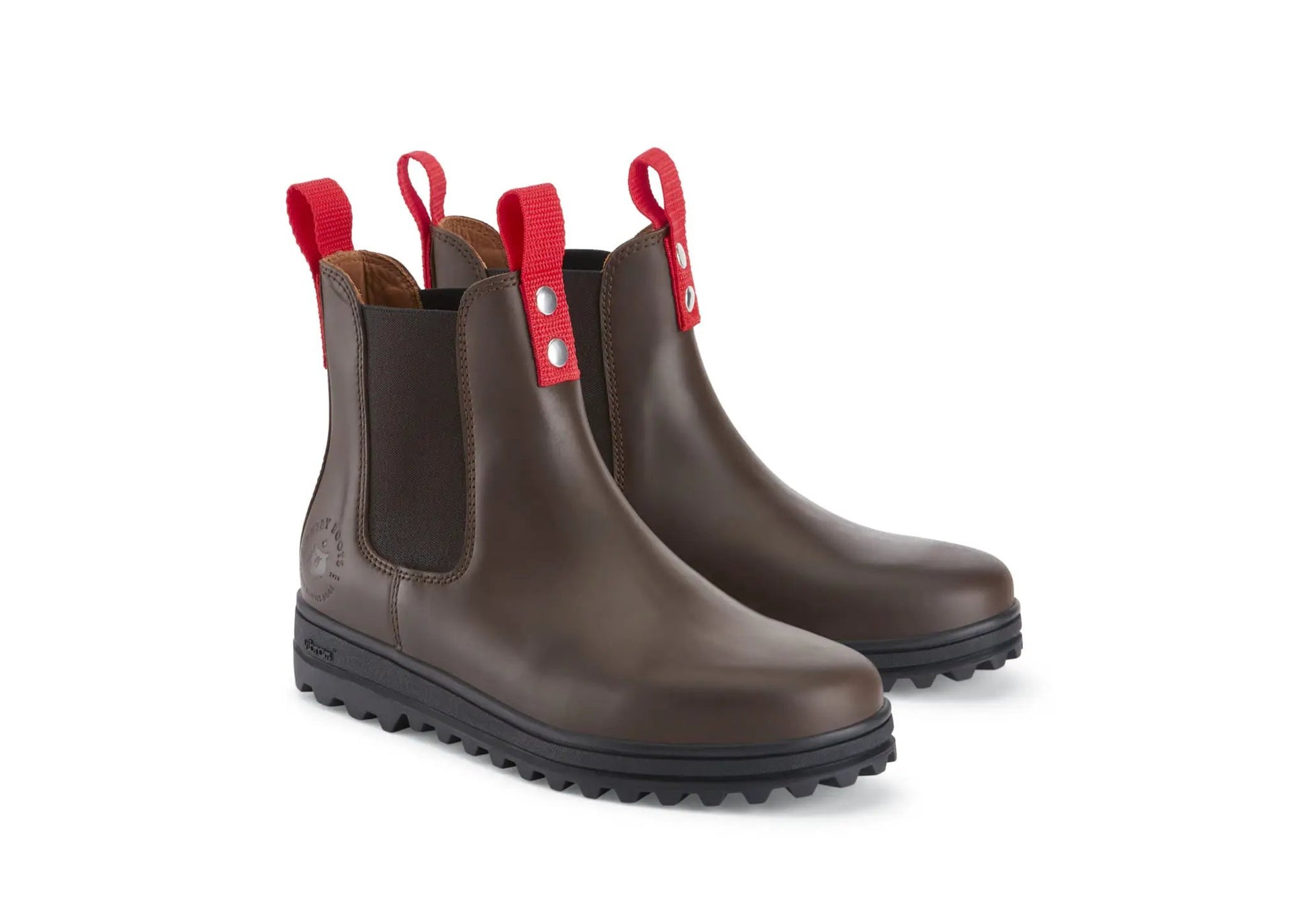 Busby Women's Winter Chelsea Boot, Brown Leather by Hugs & Co.