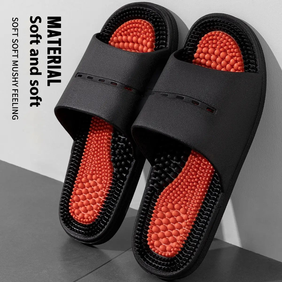 Ball Massage Sandals Bathroom Bath Non-slip Wear-resistant Anti-slip Bath Mat Pedicure by Dropshipman