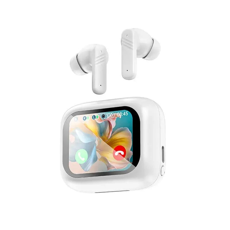 Full Touch Screen In-Ear Headphones With Active Noise Cancellation Bluetooth 5.4 Supports Applications Long Battery Life by All Mart Bristol Ltd
