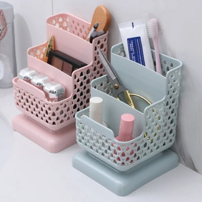 School Stationery Makeup Organizer Desktop Storage Box Container for Cosmetics Jewelry Stationery Plastic Organizer by All Mart Bristol Ltd
