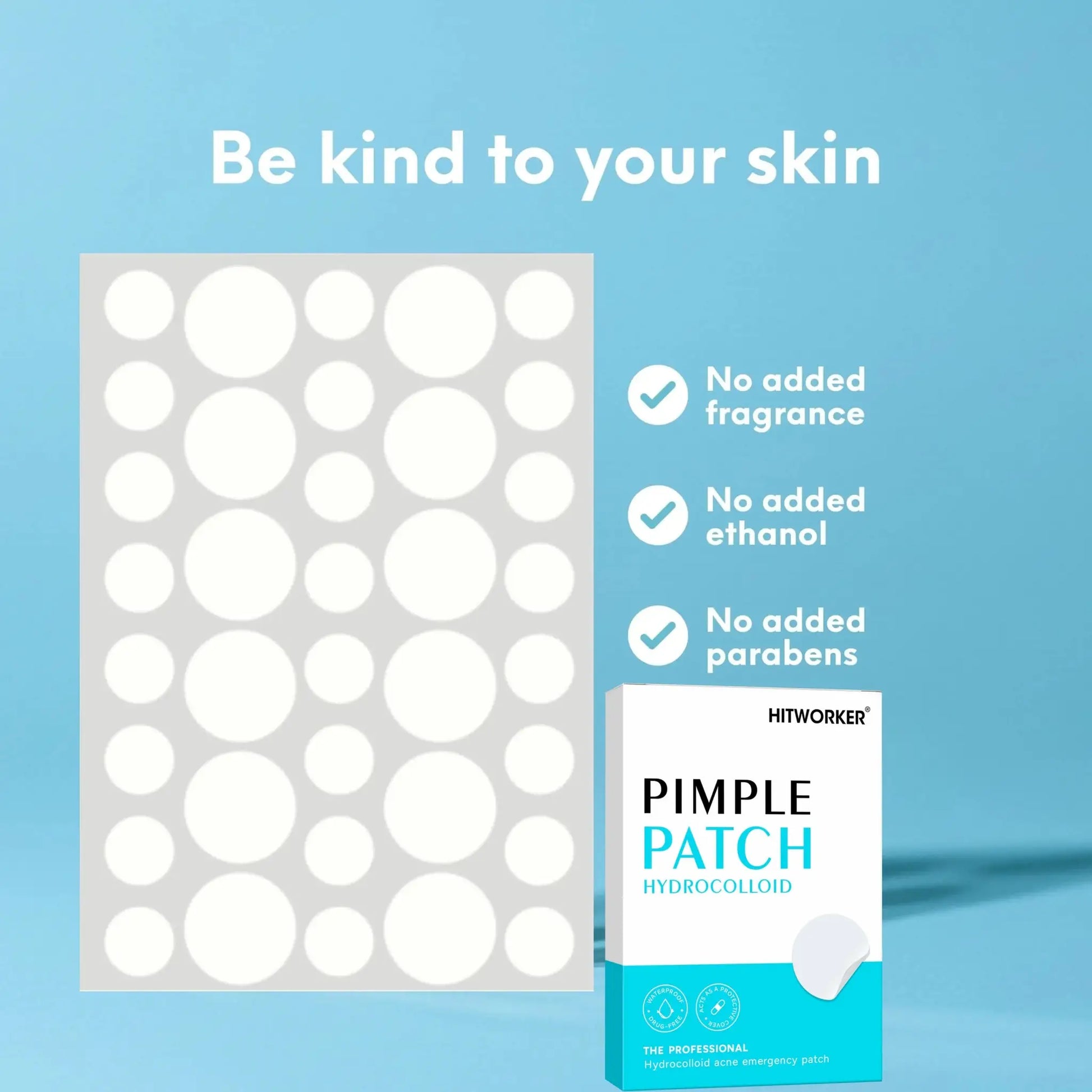 144/360/720pcs Hydrocolloid Acne Pimple Patches for Face, Effective Blemish Spot Treatment, Invisible & Skin-Friendly by All Mart Bristol Ltd