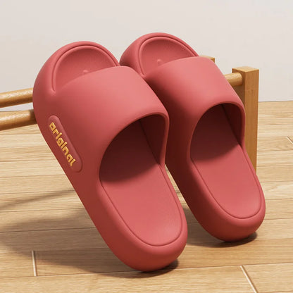 Women Men Slippers Home House Platform Cloud Summer bathroom Slides Indoor Soft Sole Sandals Non Slip Male EVA Thick Flip Flops by All Mart Bristol Ltd
