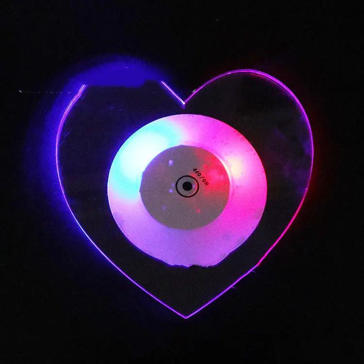 LED Glow Coaster Acrylic Crystal Emitting Luminous Bar Cocktail Mug Stand Light Coasters Flashing Base Tableware Decoration Pads by Dropshipman