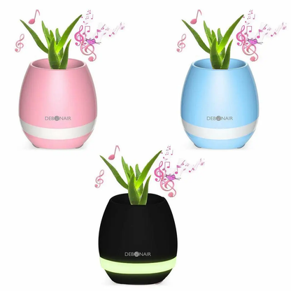 Debonair Music Flower Pot Bluetooth Speaker for Bedroom, Office & Living Room[Pink] by Debonair