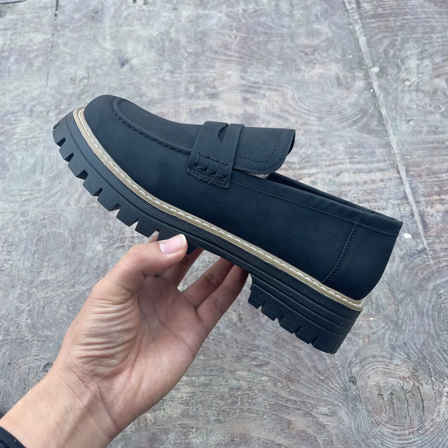 Leather Plus Size Casual Women's Shoes by Dropshipman