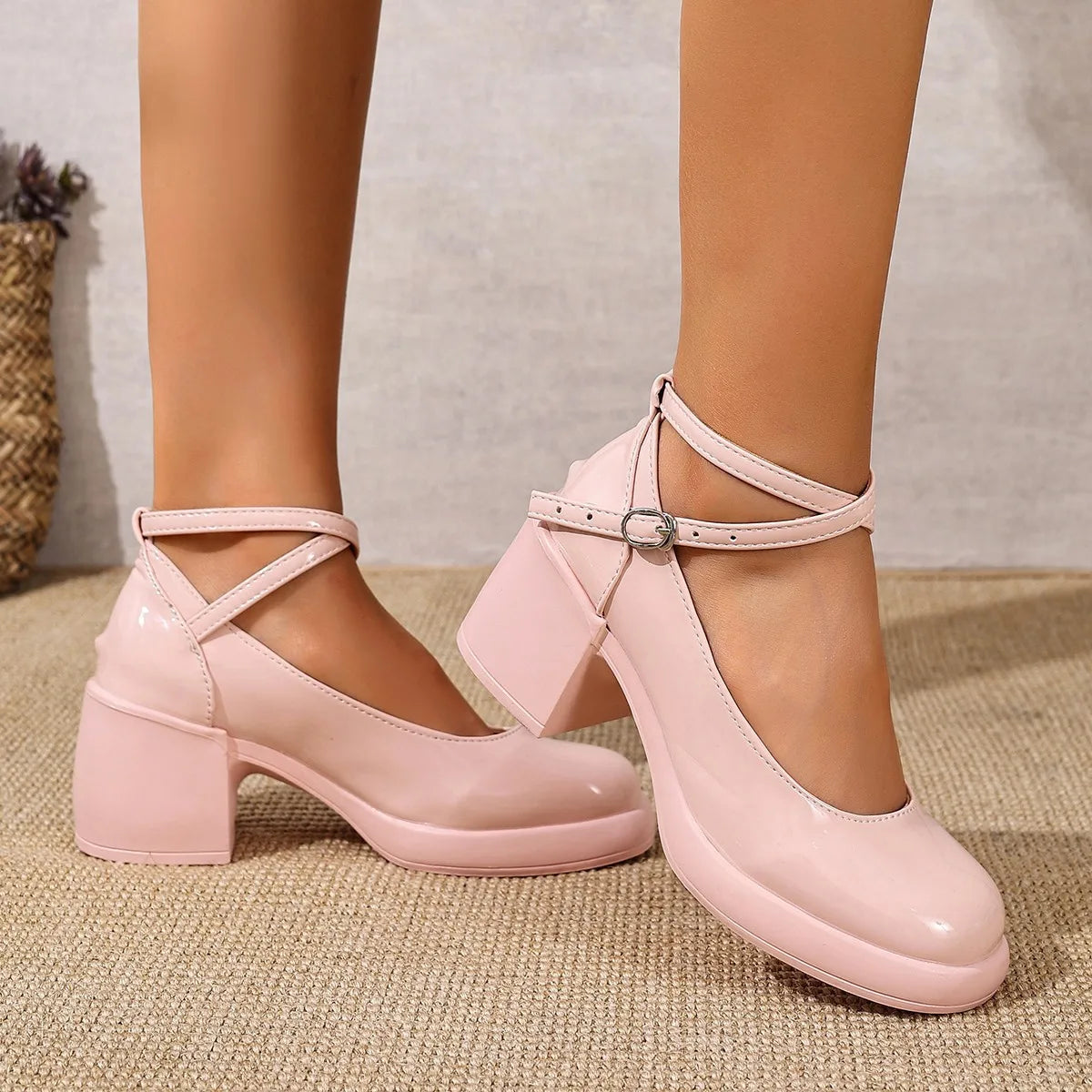 High Heels Women Shoes Elegant Mary Janes Shoes Cozy Chunky Shoes Autumn Fashion Lolita Woman Pumps 2025 New Women’s Zapatillas by All Mart Bristol Ltd