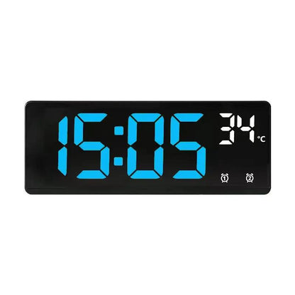 Creative Multi-functional Electronic Clock Simple Large Screen Clock Multi-group Alarm by Dropshipman