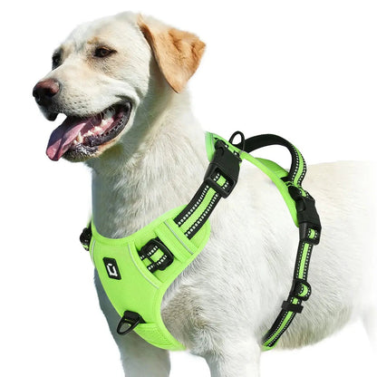 No Pull Dog Harness, Adjustable Soft Padded Pet Vest with Easy Control Handle by All Mart Bristol Ltd