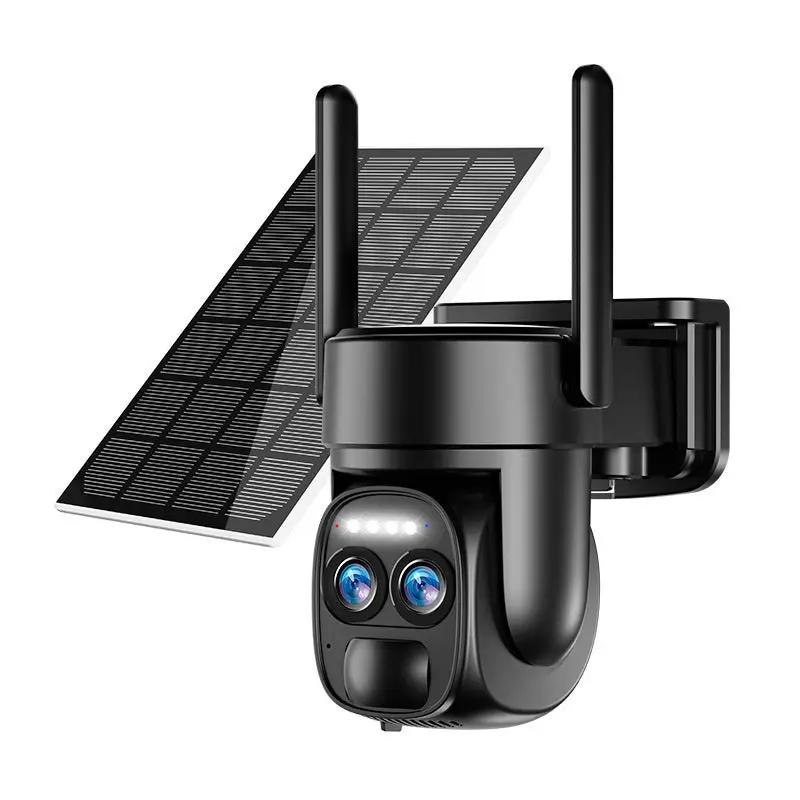 Solar 8x Zoom Camera Surveillance 4Gwifi Full Color Night Vision by Dropshipman