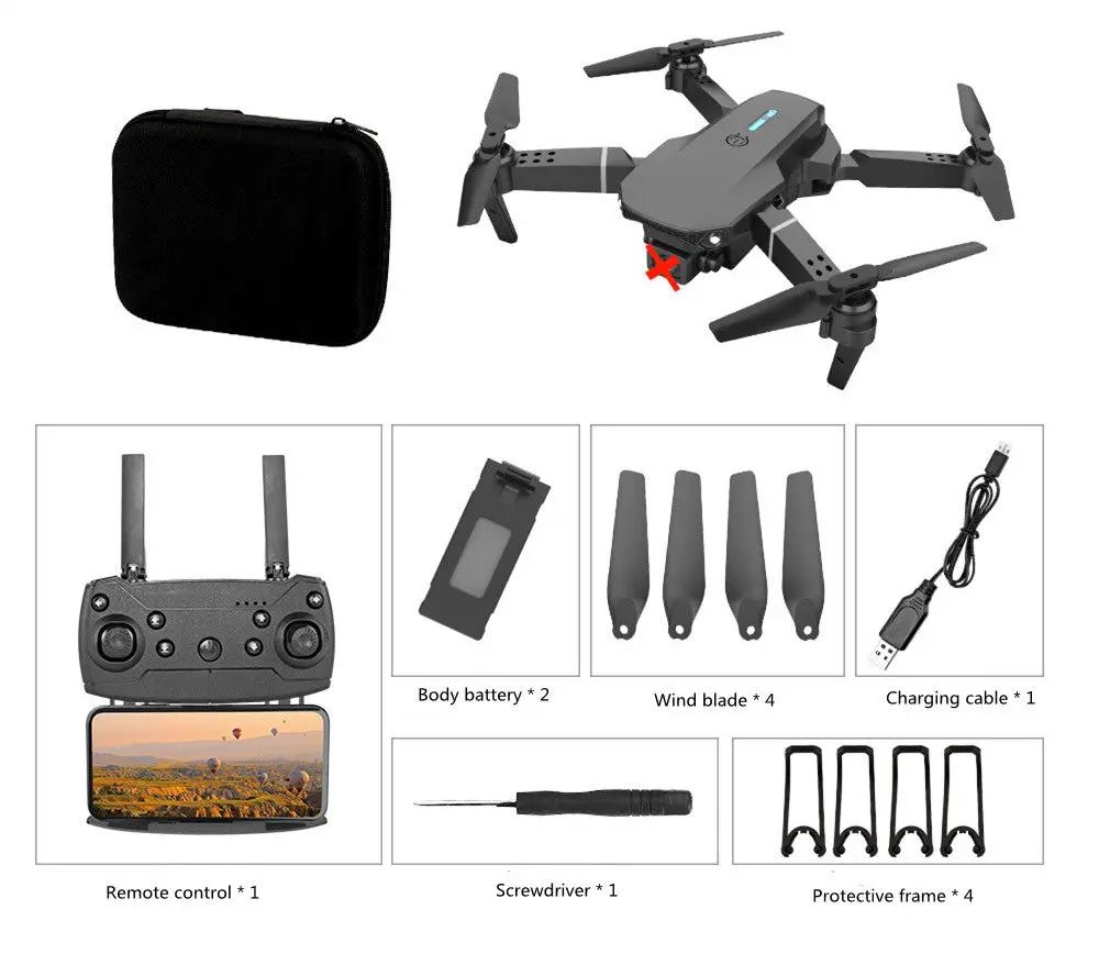 E88 Drone Photography Of High-definition Folding Four Axis by Dropshipman