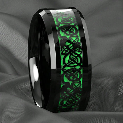 Couples Promise Rings with Heart & Dragon Designs Purple Red Green Blue Zircon Ideal for Engagement Wedding Gifts Romantic Theme Hypoallergenic Scratch Resistant Valentine'S Day Gift by All Mart Bristol Ltd