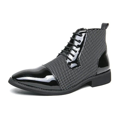 New Leather Boots Fashion Men's Business Formal Leather Shoes by Dropshipman