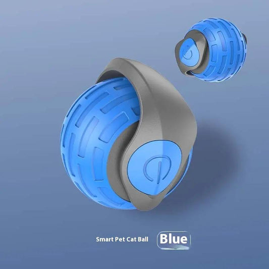 New Interactive Cat Toys Ball Auto Electric Rolling Ball Toys For Cat Kitty Pets Smart Automatic Teaser USB Rechargeable Cat Toy Pet Products by Dropshipman