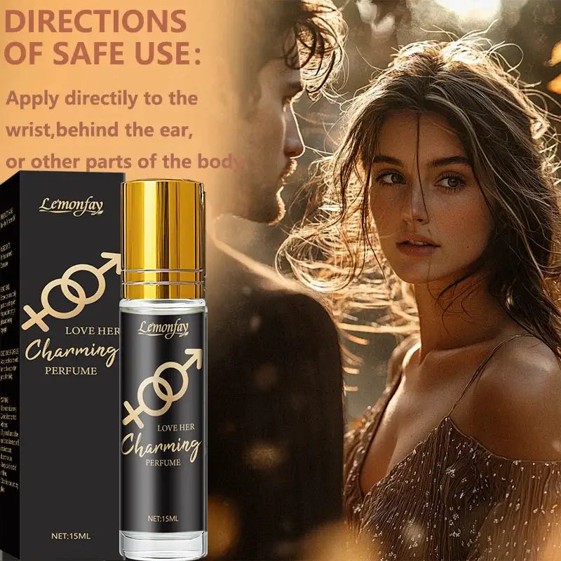 Lemonfay Love Her Charming Perfume Roll-On for Men Pheromone Cologne Long Lasting Fragrance 15ml for Dating by All Mart Bristol Ltd