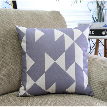 Nordic Color Geometric Throw Pillows by Dropshipman