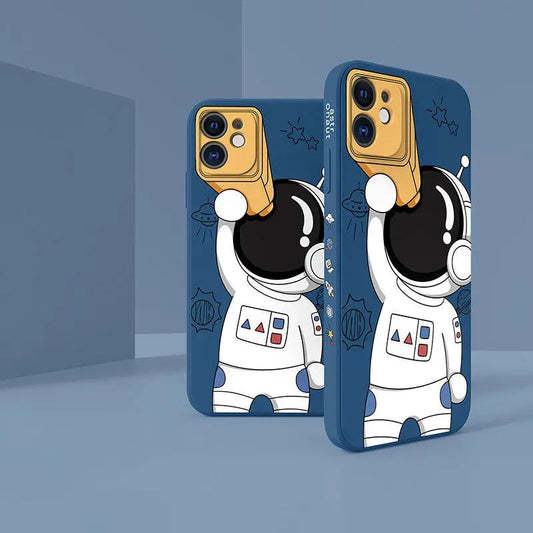 For Astronauts, Mobile Phone Case Side Pattern, Soft Case by Dropshipman