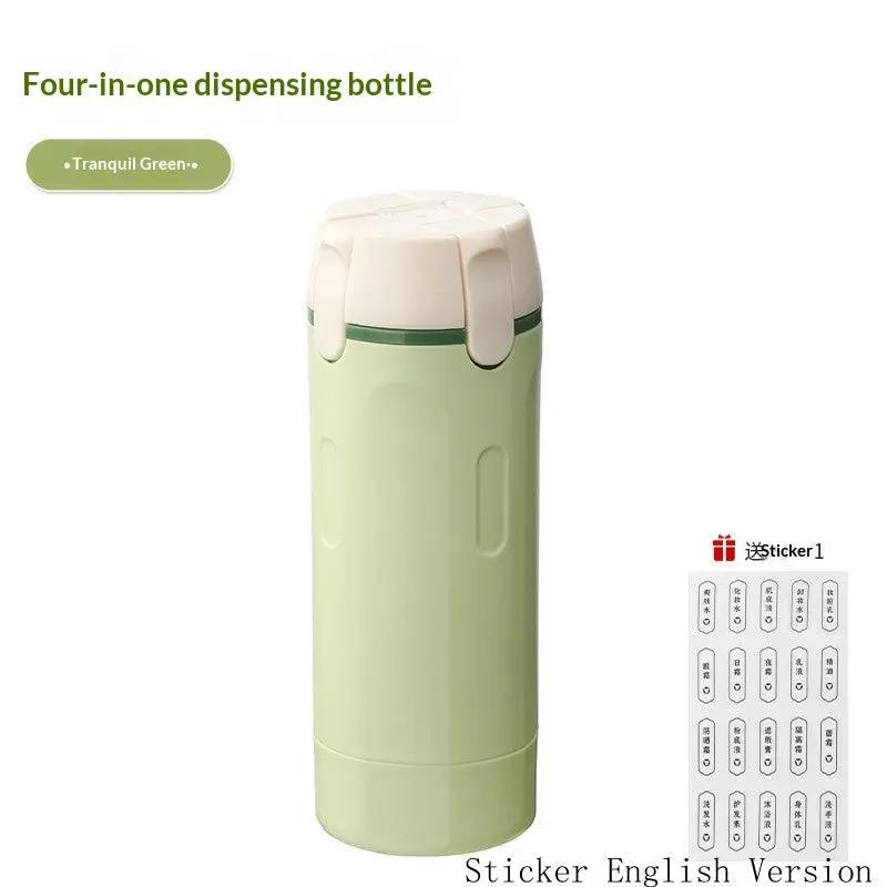4 In 1 Travel Dispenser Portable Travel Bottles Leak Proof Leakproof Travel Container For Perfume Shampoo Conditioner Lotion by Dropshipman