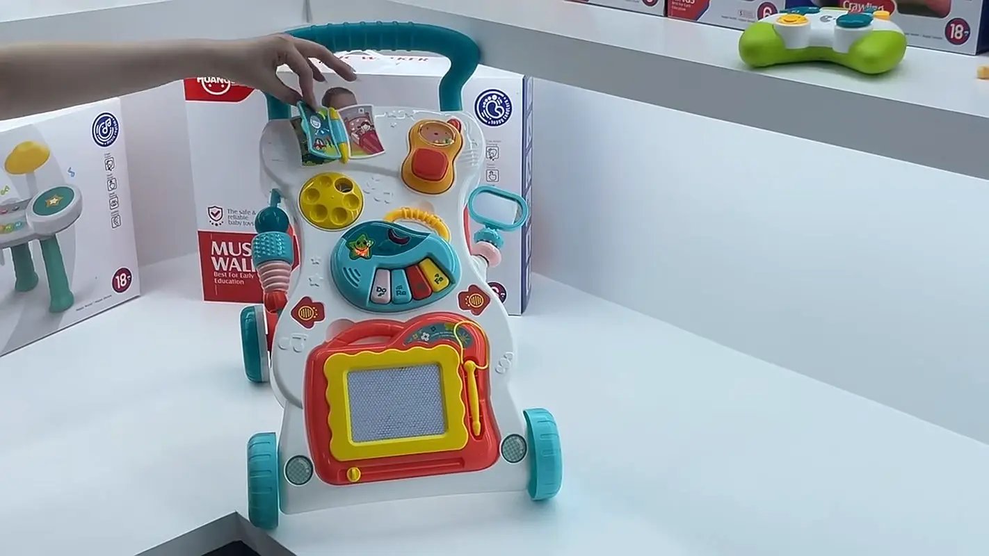Push along Baby Walker with Wheels Multifunctiona by All Mart Bristol Ltd
