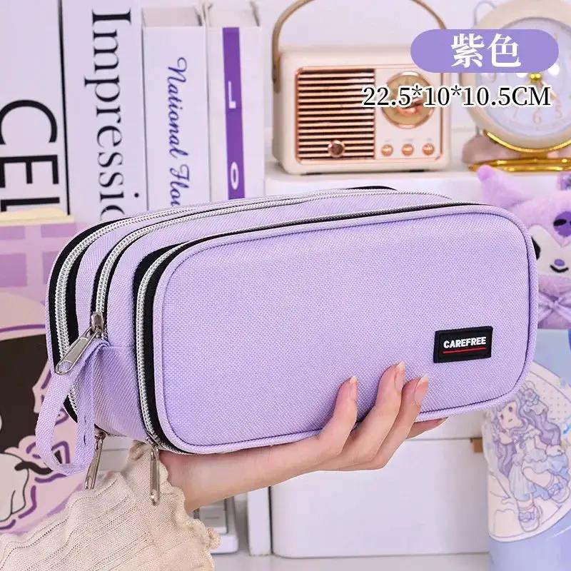 New School Supplies Back to School Essential Pencil Case, Large Capacity Stationery Organizer Student Stationery Box by All Mart Bristol Ltd