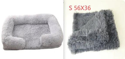Plush Round Pet Bed Dog Bed Winter by Dropshipman