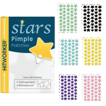 Star Acne Patches 240/480/720 Pieces, High-Quality Emergency Kit, Invisible Hydrogel Absorbs Pus Quickly, Reduces Swelling, Cute by All Mart Bristol Ltd