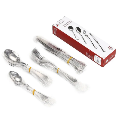 Vinsani 24pcs SS Cutlery Set 0010000 by Vinsani