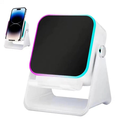 (Upgraded)5 in 1 Auto-Induction 5000Mah Wireless Induction Speaker 8 RGB Lights HIFI Sound Portable Bluetooth Phone Holder Gifts by All Mart Bristol Ltd