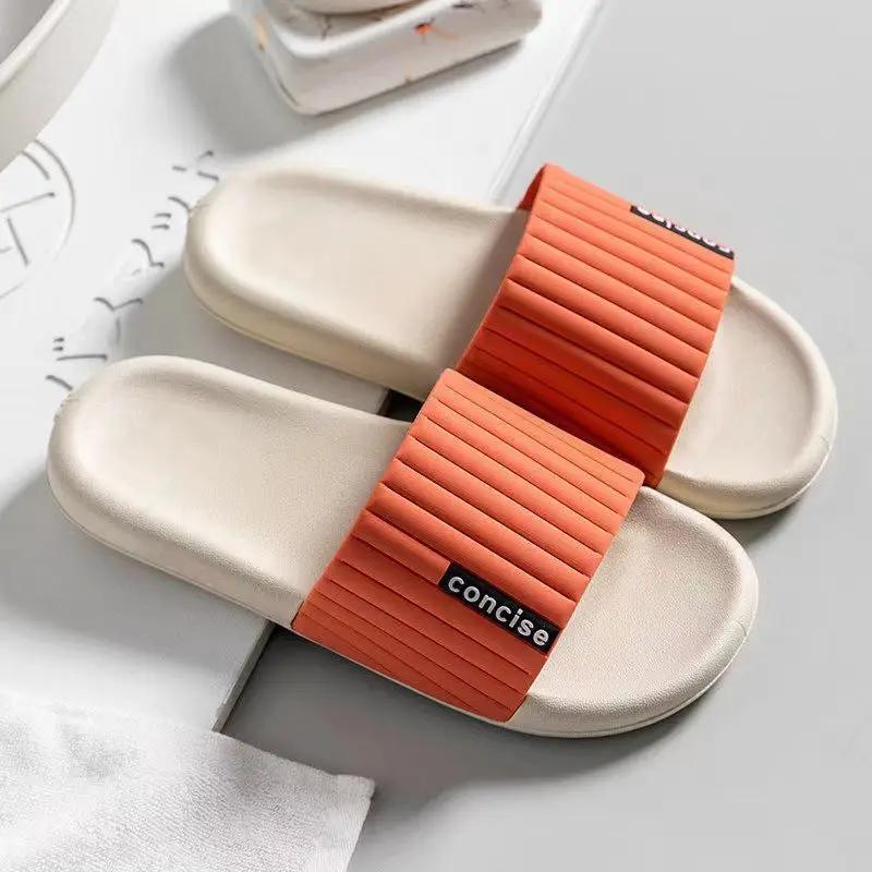 Soft Bathroom Slippers Men EVA Non Slip House Dorm Shoes by Dropshipman