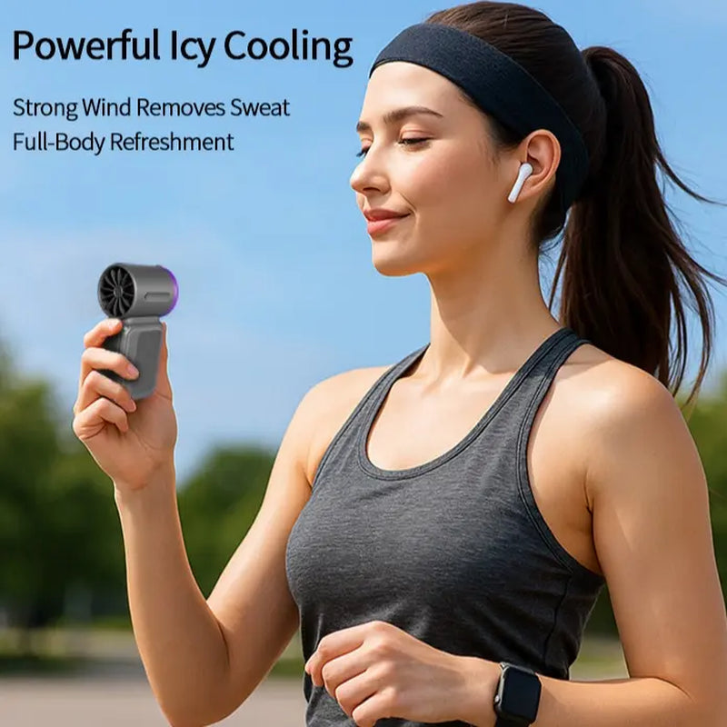 2026 Thumb Fan, Mini, Long Battery Life, Pocket Size, Neck-Worn Design, 3600 Mah Battery, up to 199 Wind Speed Levels, Includes Lanyard. Suitable for Indoor Use, Commuting, Office, Camping, and a Mother’S Day Gift. Suitable for Both Men and Women by All Mart Bristol Ltd