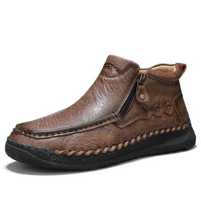 Men's Large-size Casual Hand-sewn Retro Work Boots by Dropshipman