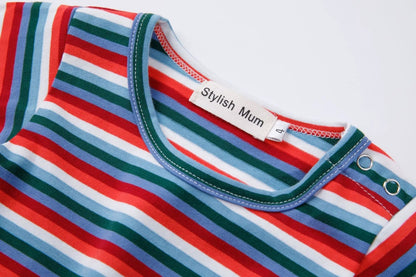 Cara Stripe Cotton Kids Top | Best Selling Kids Basics by Stylish Mum