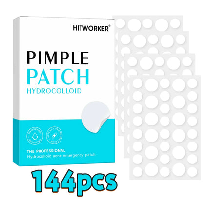 144/360/720pcs Hydrocolloid Acne Pimple Patches for Face, Effective Blemish Spot Treatment, Invisible & Skin-Friendly by All Mart Bristol Ltd
