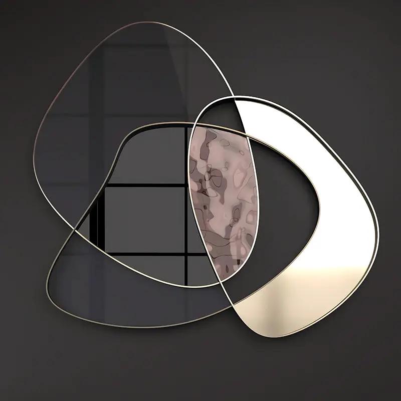 Modern Abstract 3D Metal Wall Art Canvas Painting by Dropshipman
